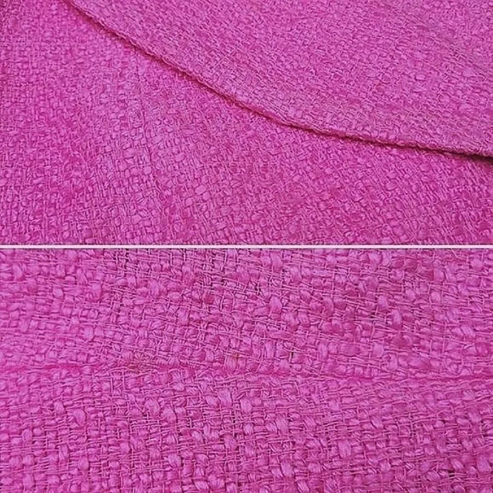 Vtg Y2K Planet fuschia bouclé wide collar blazer jacket - Picture 15 of 16